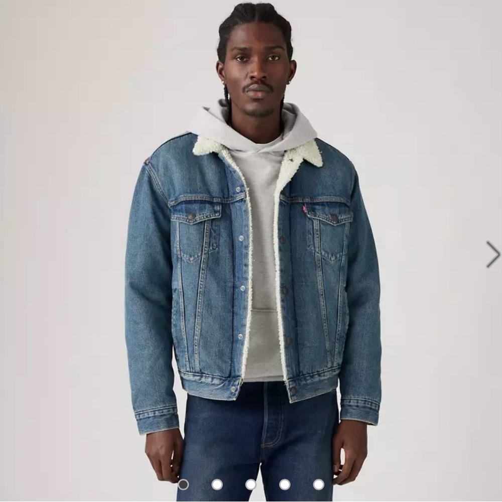 Levi's Men's denim Sherpa jacket